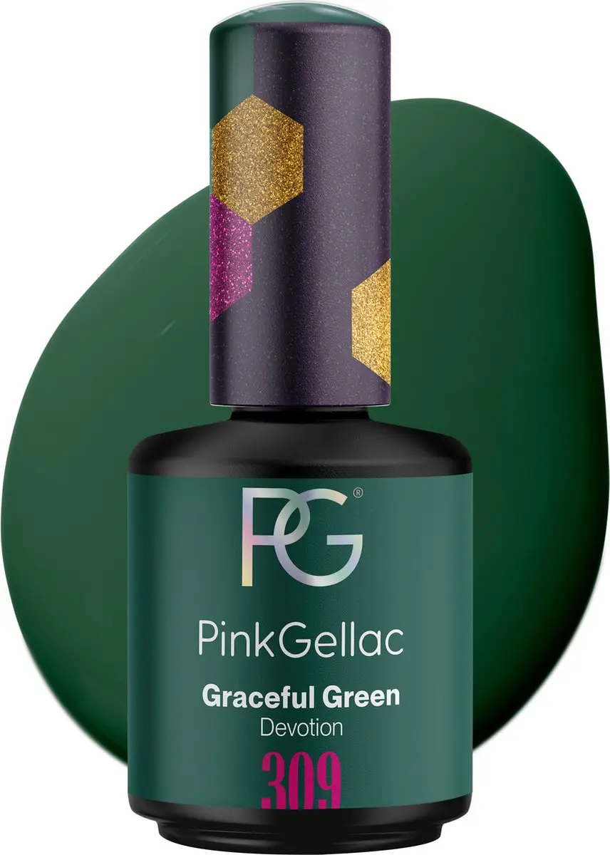 Pink Gellac Graceful Green 309 Gellak 15ml
