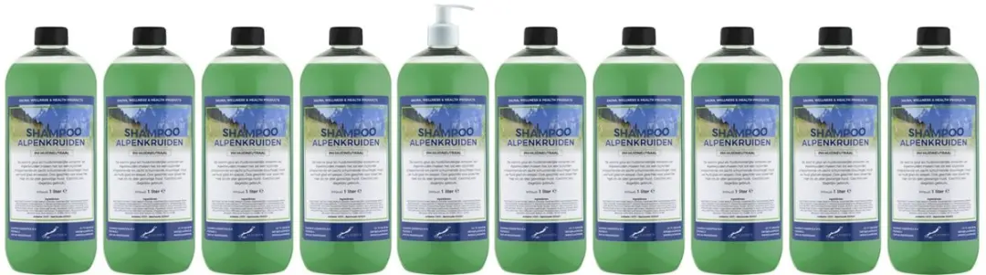 Splashbox Cosmetics Alpenkruiden Shampoo 1L
