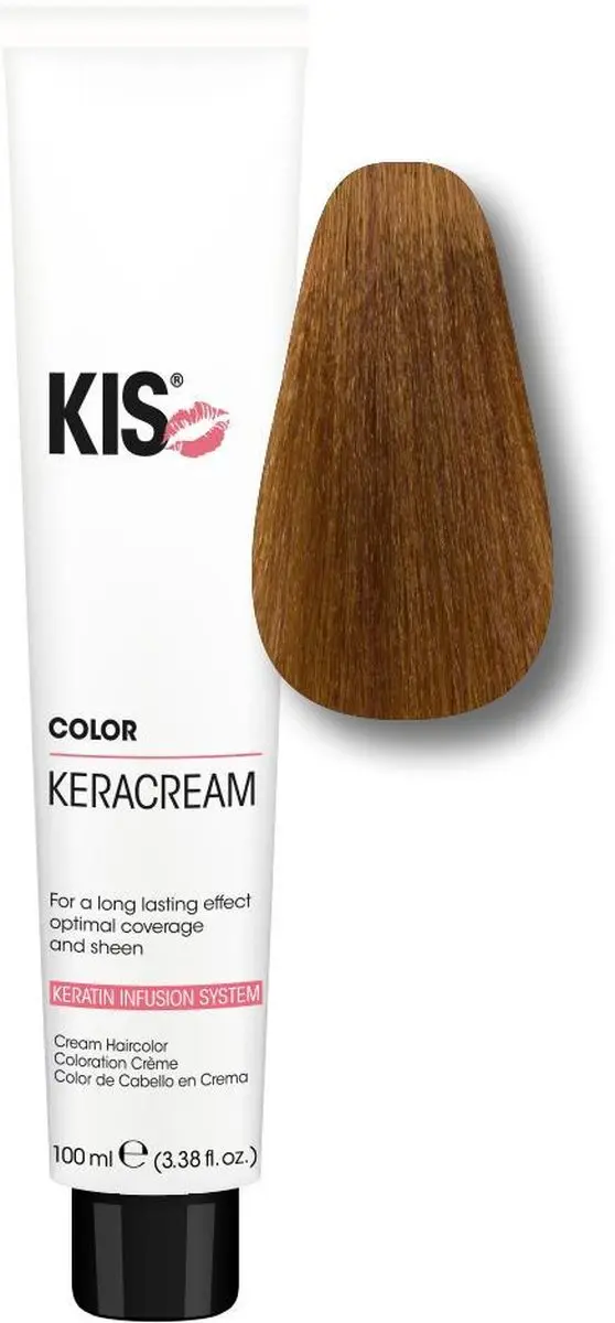 KIS KeraCream Color Permanent Haarkleuring 150ml - Donker Blond 6T