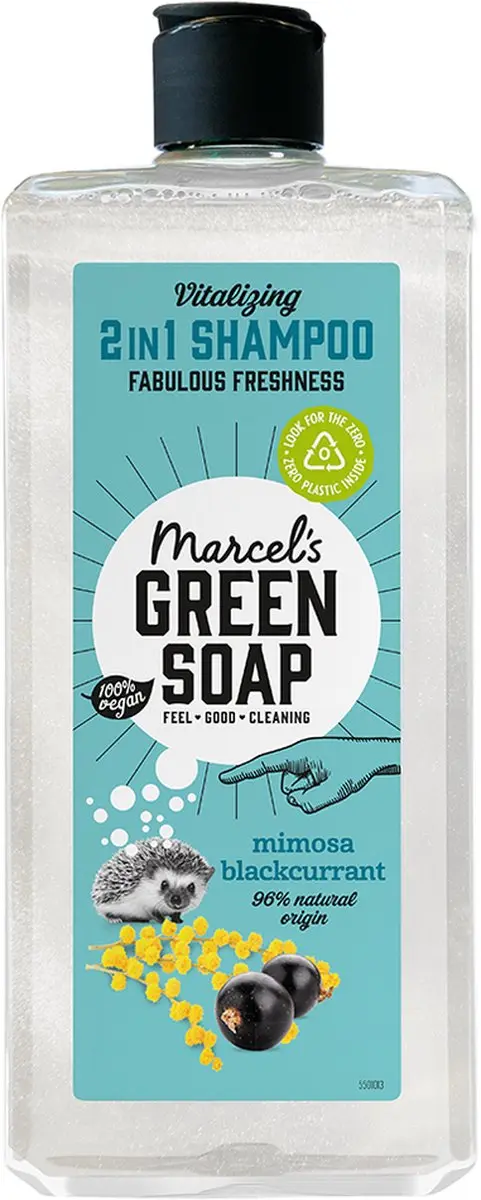 Marcel's Green Soap 2-in-1 Shampoo Mimosa & Zwarte Bes - 6x300ml