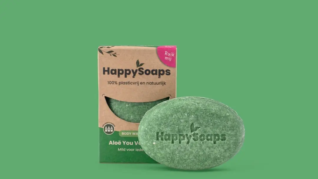 HappySoaps Aloe You Vera Much Body Wash Bar - 3 Stuks