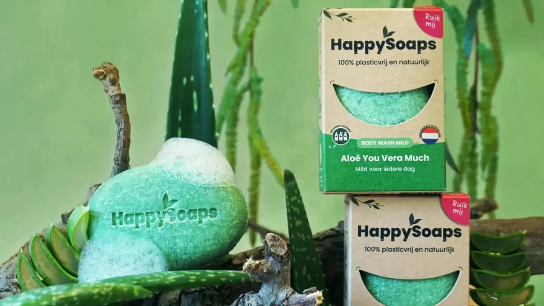 HappySoaps Aloe You Vera Much Body Wash Bar - 3 Stuks