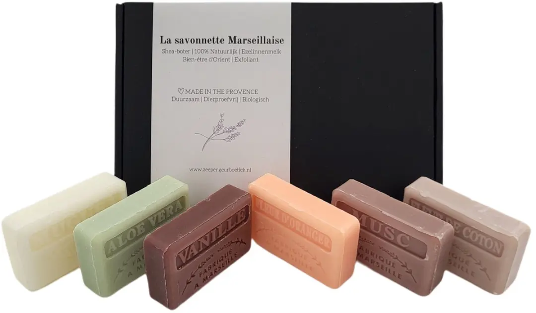 Savon de Marseille Zeepset 6x125g