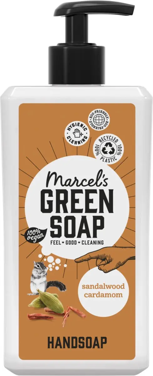 Marcel's Green Soap Handzeep Sandelhout & Kardemom 500ml