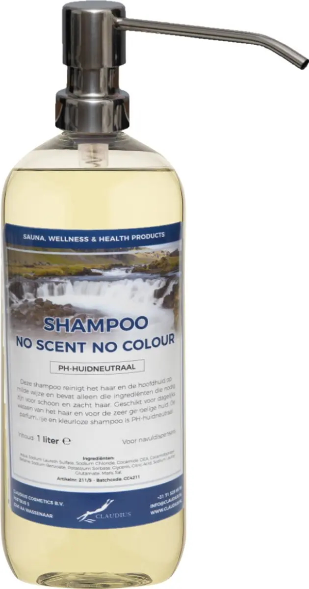 Splashbox Cosmetics Shampoo No Scent No Colour 1L