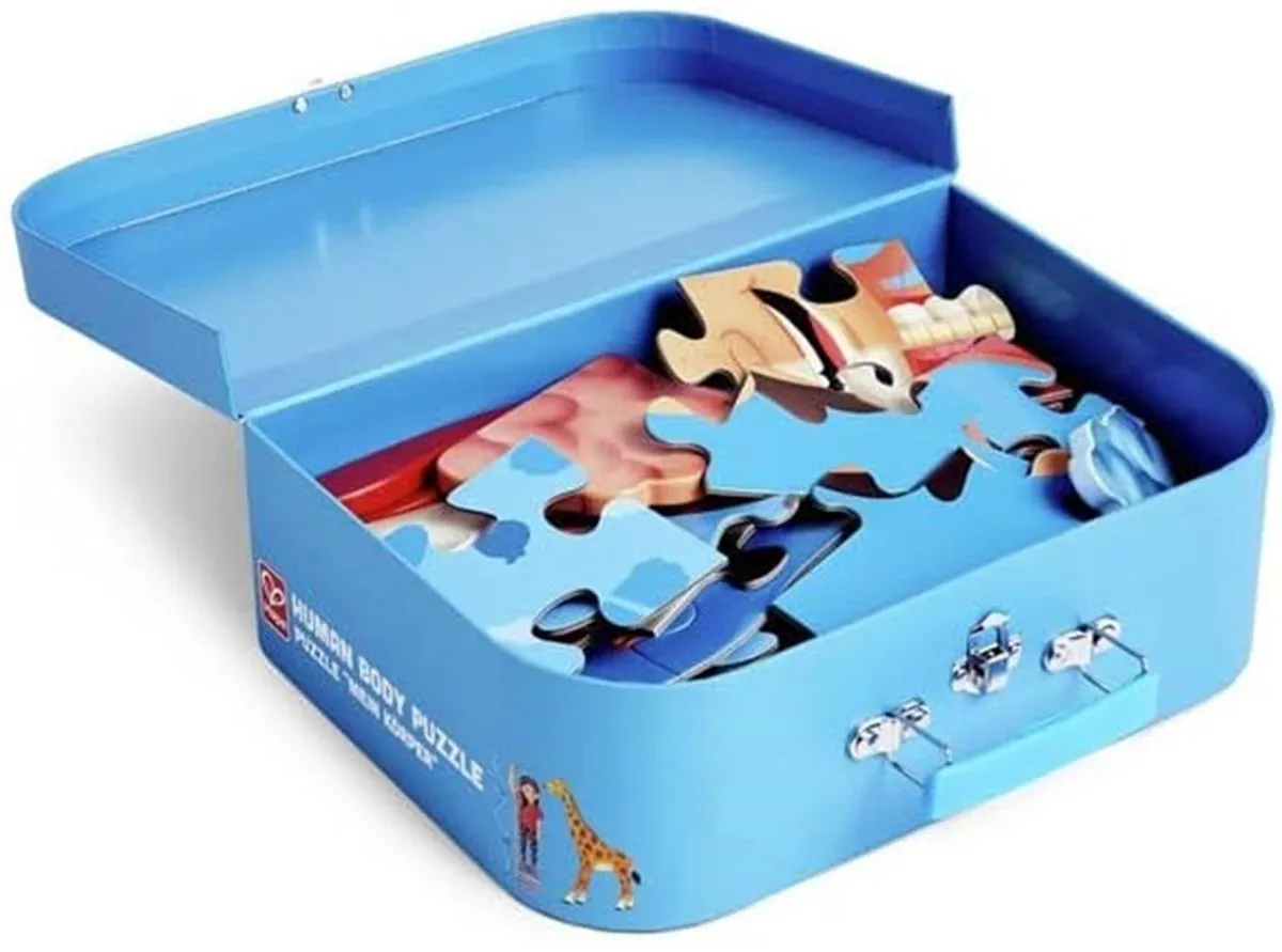 Hape Puzzel Menselijk Lichaam 61 Stuks - Veelkleurig