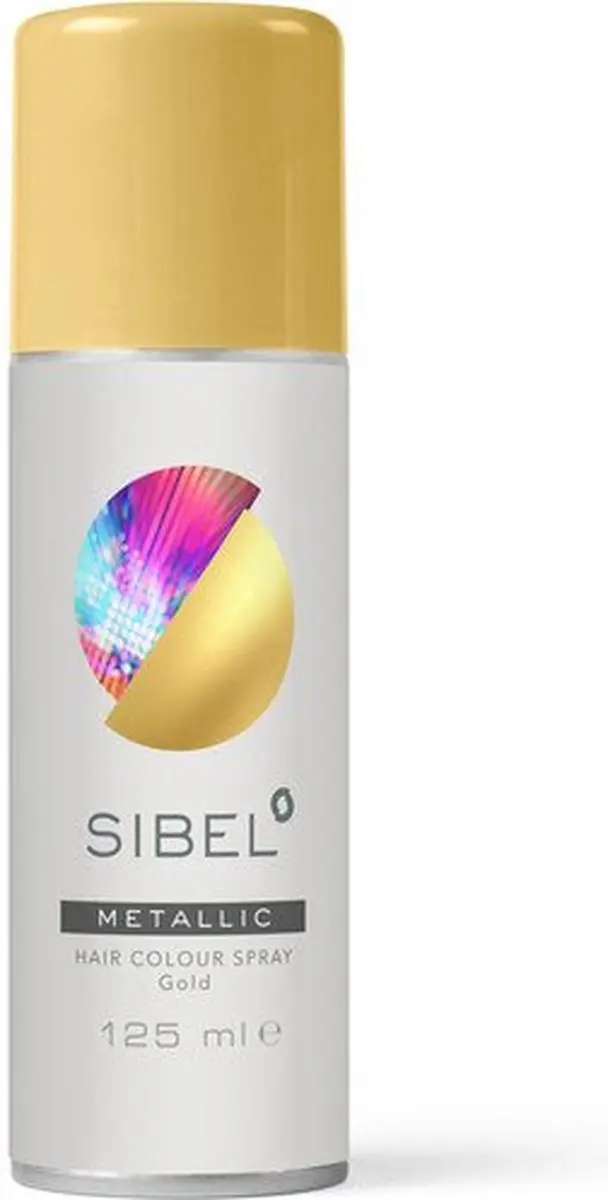 Sibel Metallic Hair Colour Spray Goud