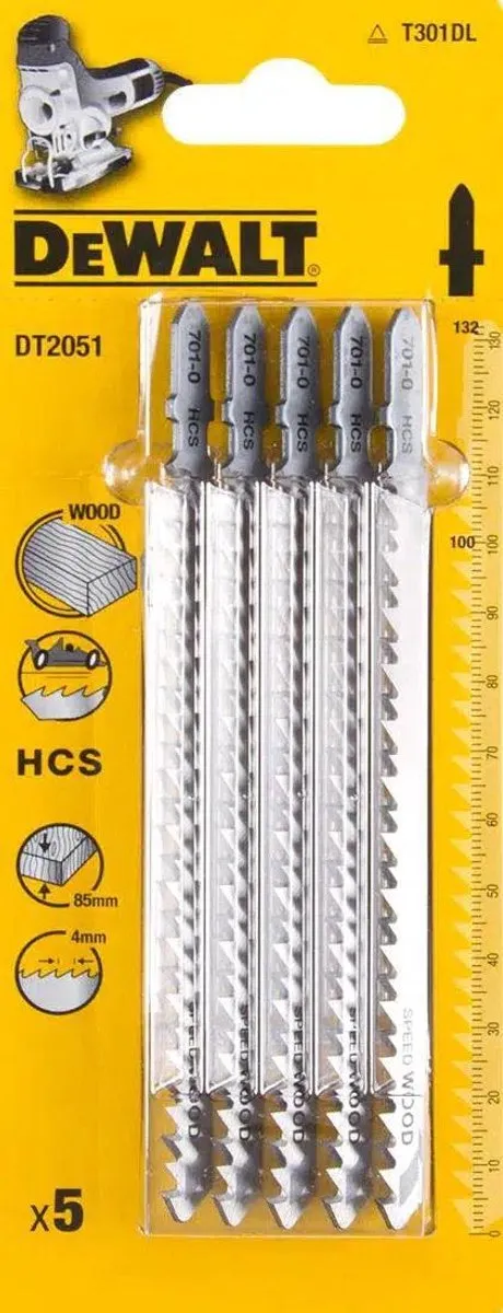 DeWalt DT2051-QZ Decoupeerzaagblad - 5 Stuks