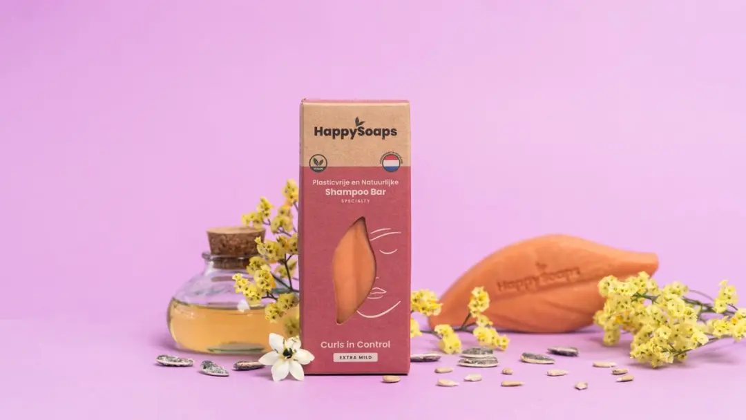 HappySoaps Shampoo Bar Curls in Control Extra Mild 100g