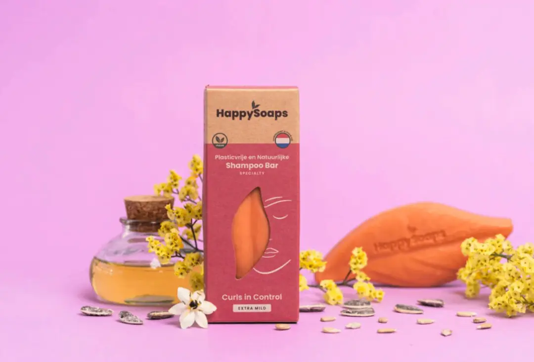 HappySoaps Shampoo Bar Curls in Control Extra Mild 100g