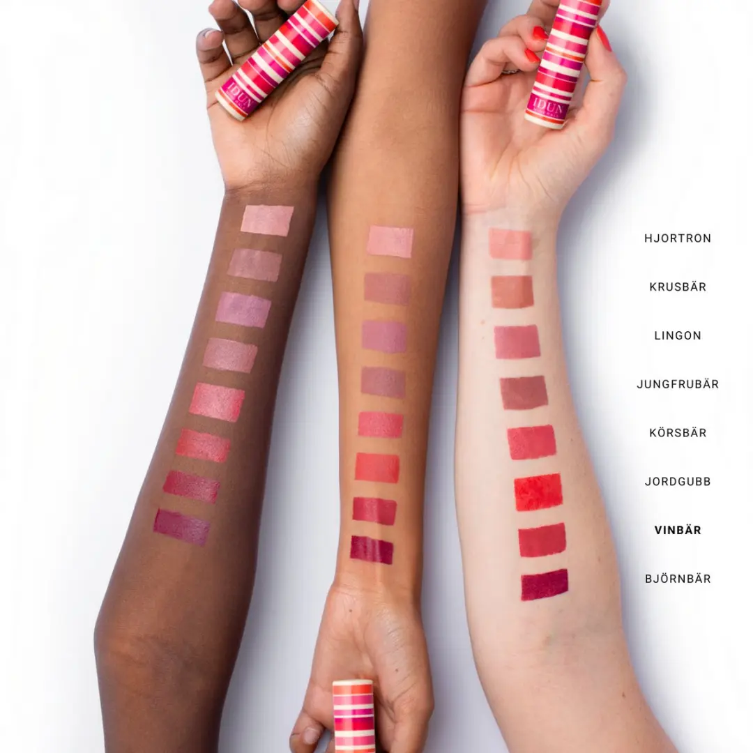 Idun Minerals Lipstick Matt Vinbar - Wijnrood 4g