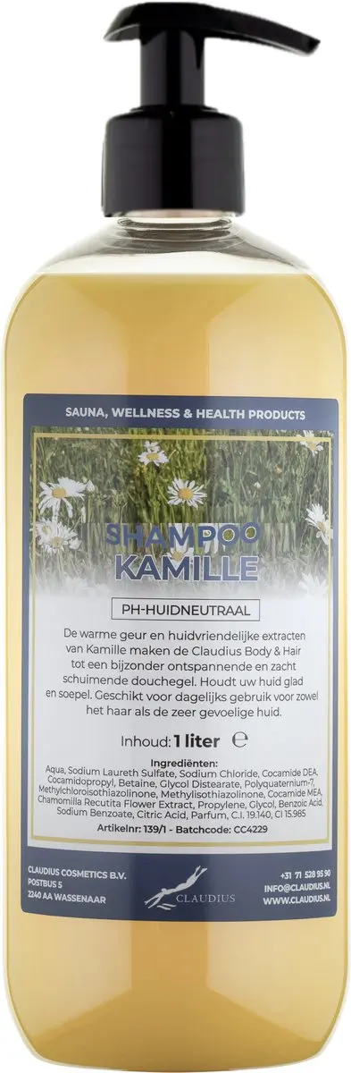 Splashbox Cosmetics Kamille Shampoo 1L