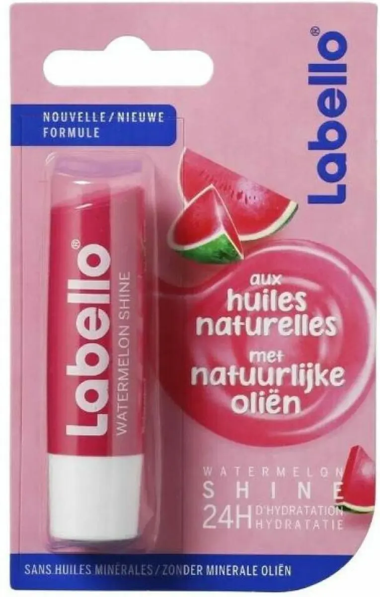 Labello Watermelon Shine Lippenbalsem - 24x4.8ml