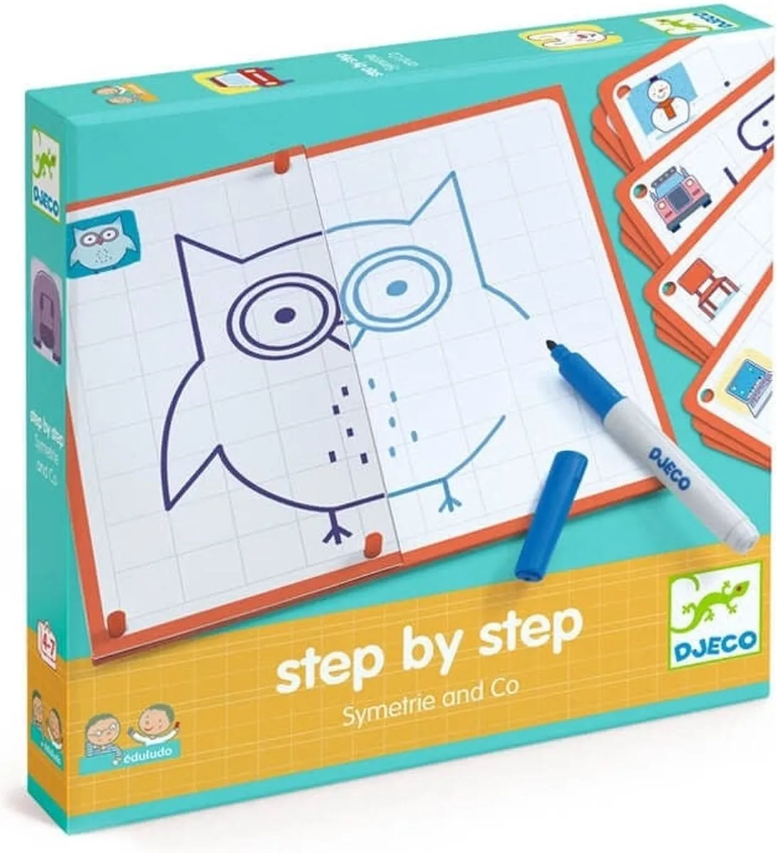 Djeco Symmetrie Tekenboek DJ08325 - Multicolor