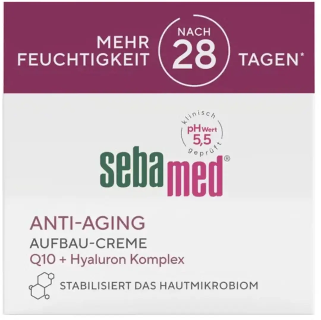 Sebamed Anti-aging Gezichtscrème Q10 Aufbau 50ml