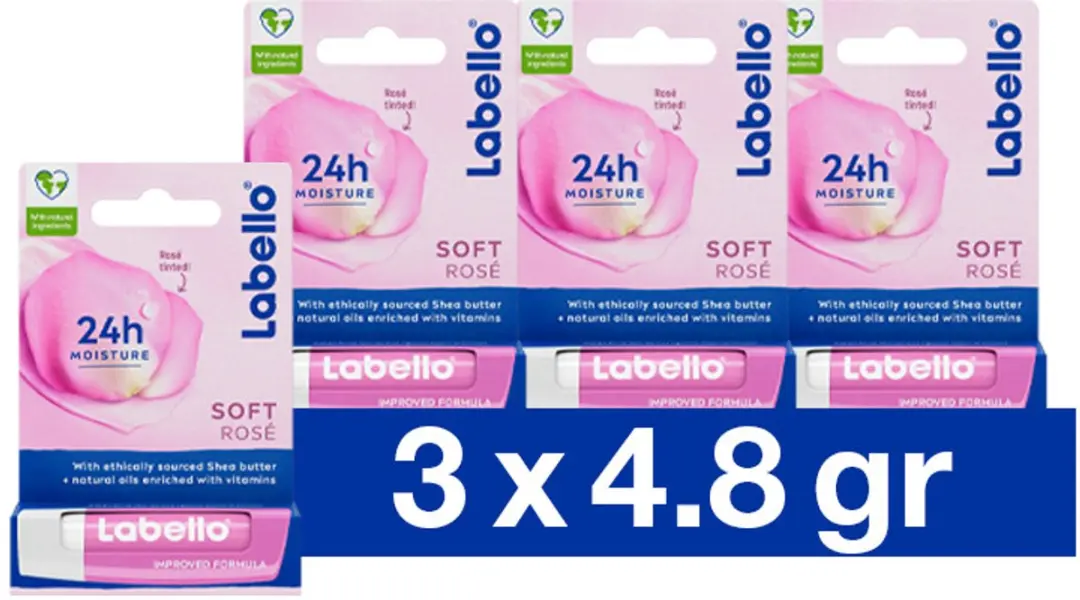 Labello Lippenbalsem Soft Rose