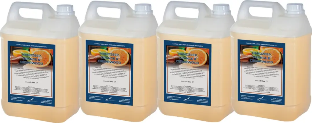 Splashbox Cosmetics Handzeep Sweet Orange & Cedarwood 5L