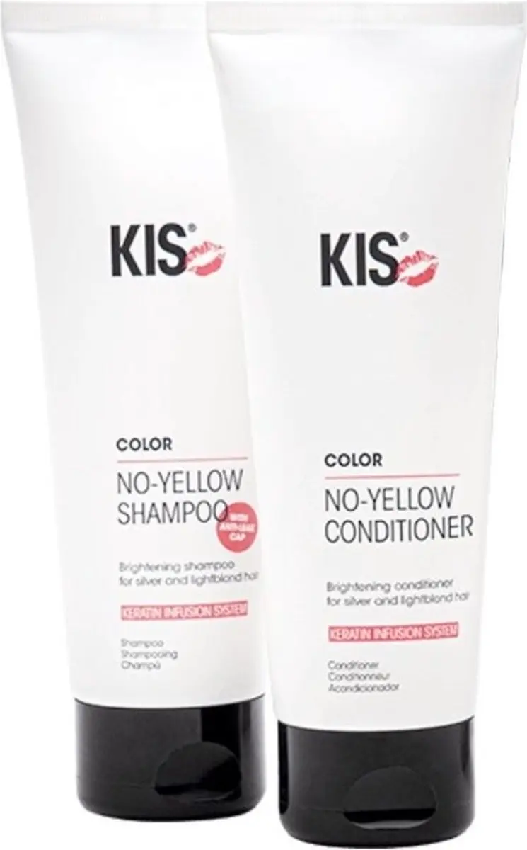 KIS No Yellow Duo Set Shampoo & Conditioner 500ml