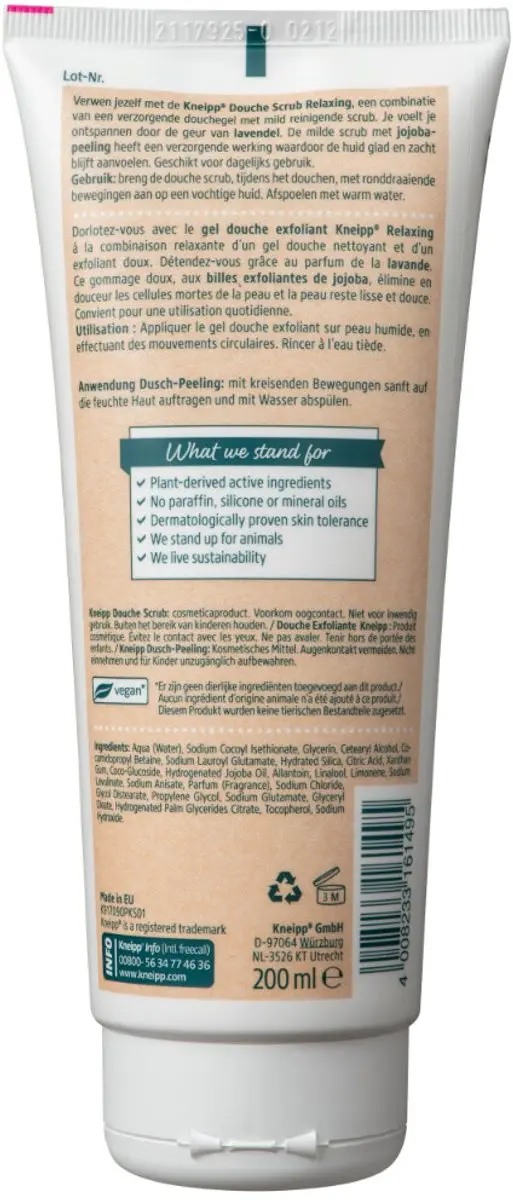 Kneipp Douche Scrub Lavendel 200ml