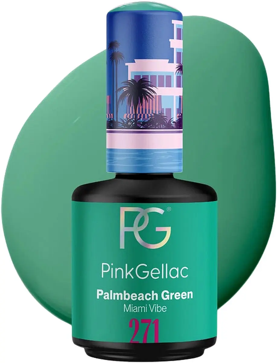 Pink Gellac Palmbeach Green 15ml Gellak