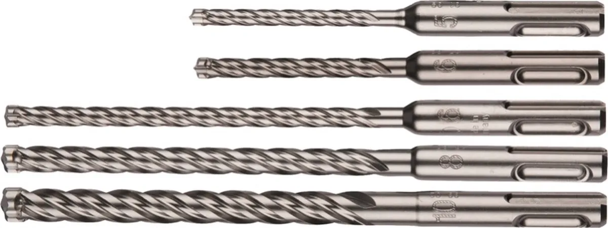 Makita SDS Plus Steenboren 5-delig - Beton/Steen