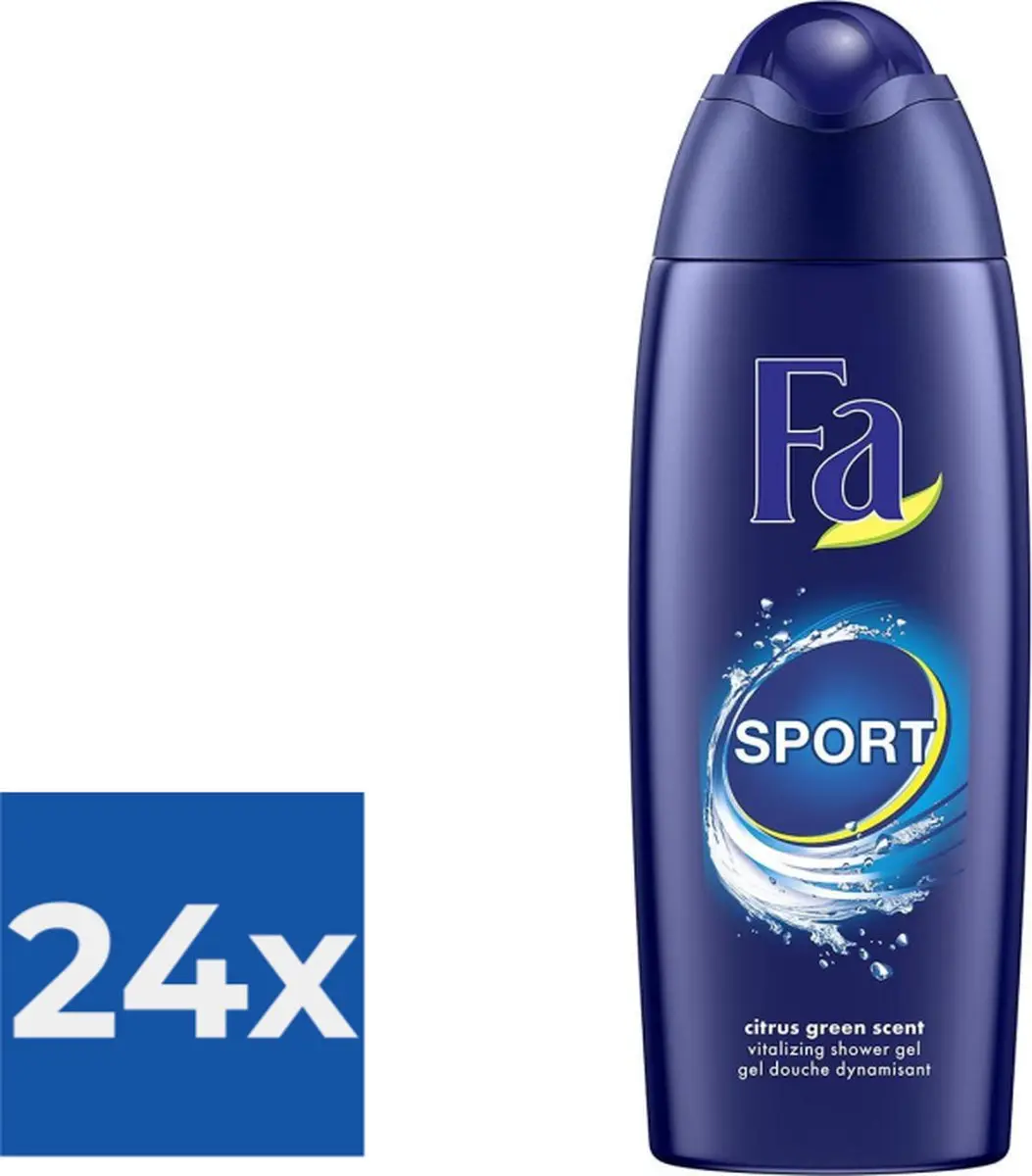 Fa Men Active Sport Douchegel Green Citrus 250ml - 24 Stuks