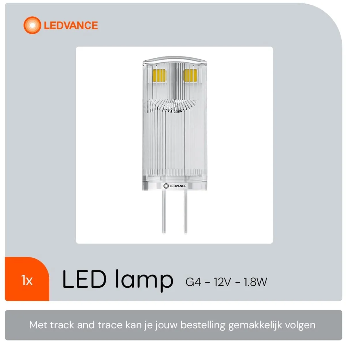 LEDVANCE LED Steeklamp G4 Capsule 1.8W 200lm - Warm wit