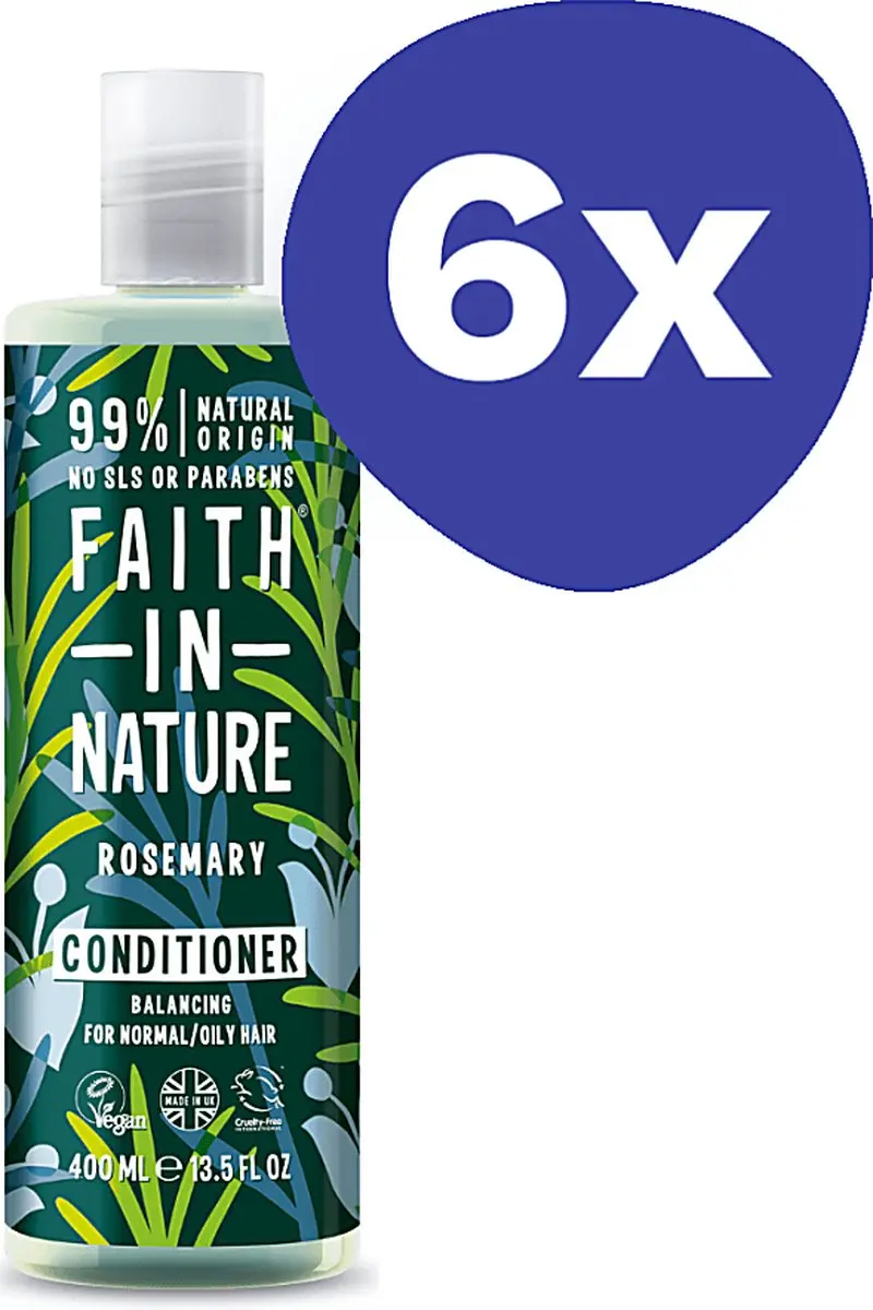 Faith In Nature Rozemarijn Conditioner 6x400ml