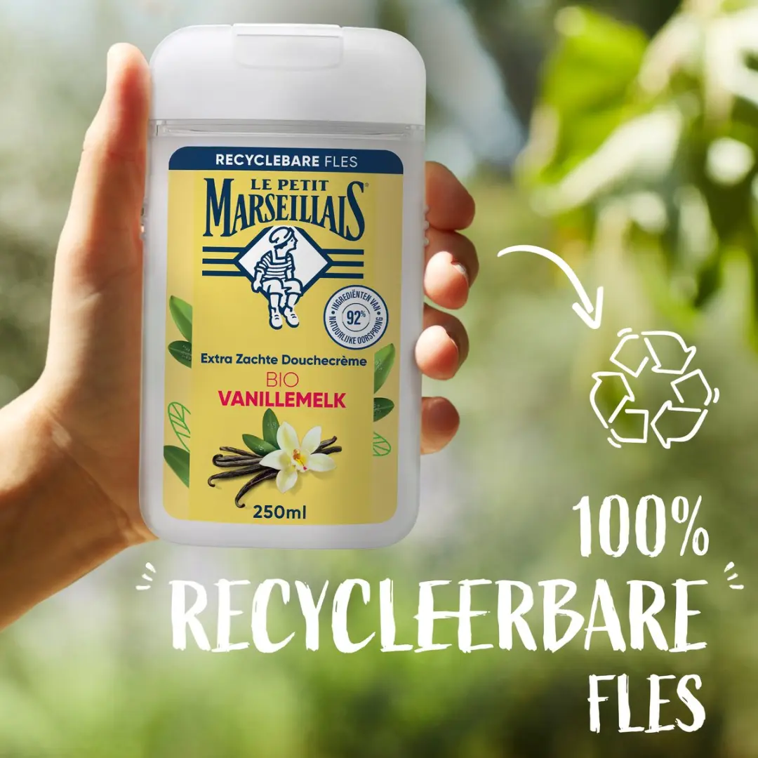 Le Petit Marseillais Douchegel Bio Vanillemelk - 6x250ml