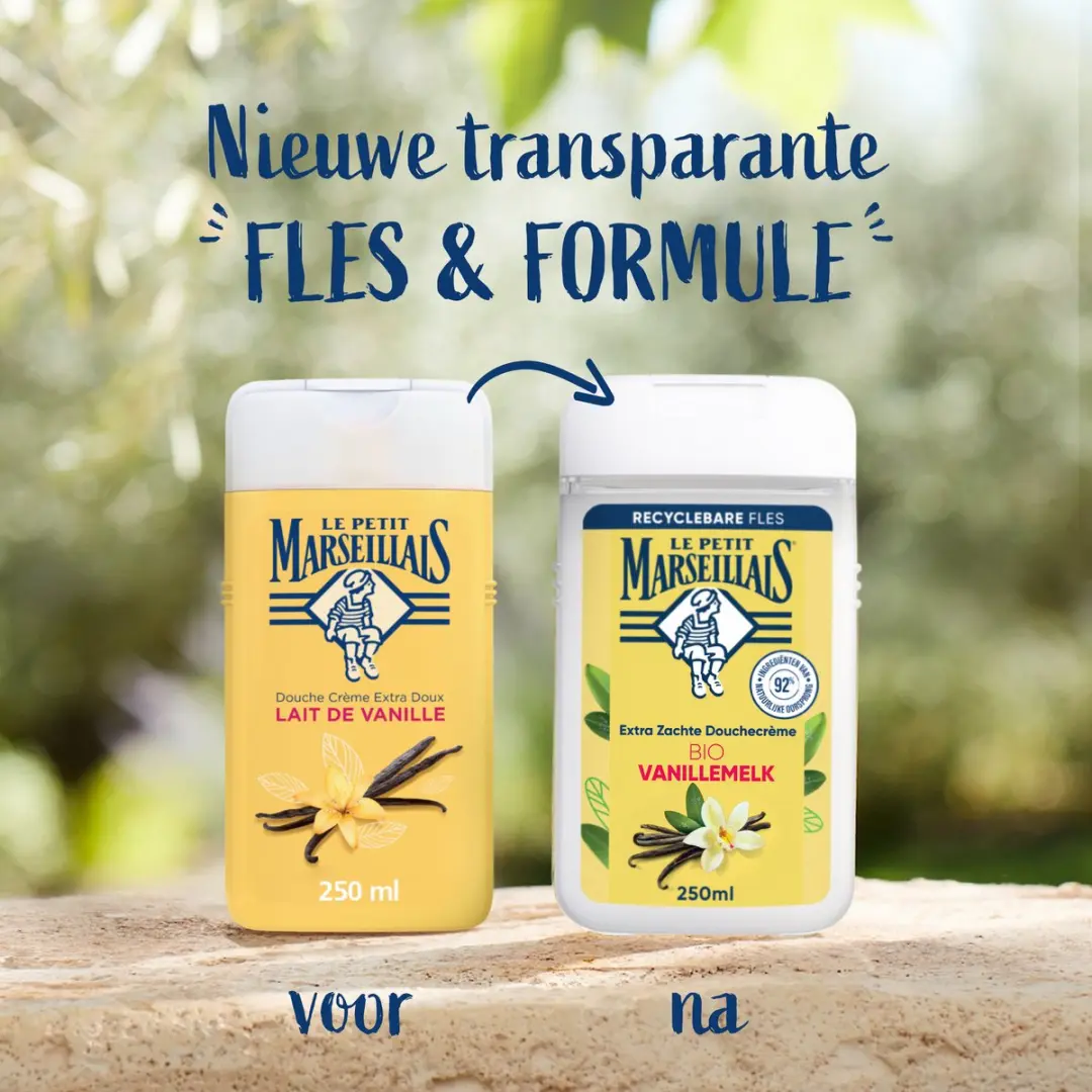 Le Petit Marseillais Douchegel Bio Vanillemelk - 6x250ml