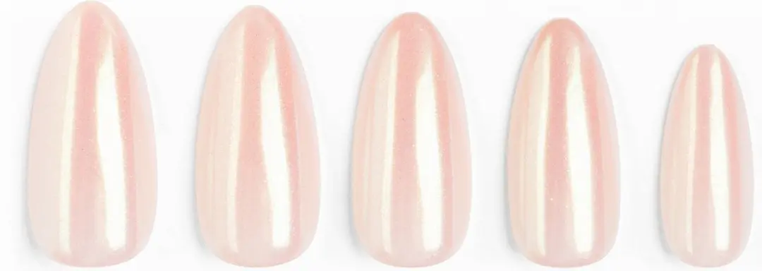 Artistic Nail Design Colourluxe Press On Tips Glaze Overload - Short Almond - 30 Tips