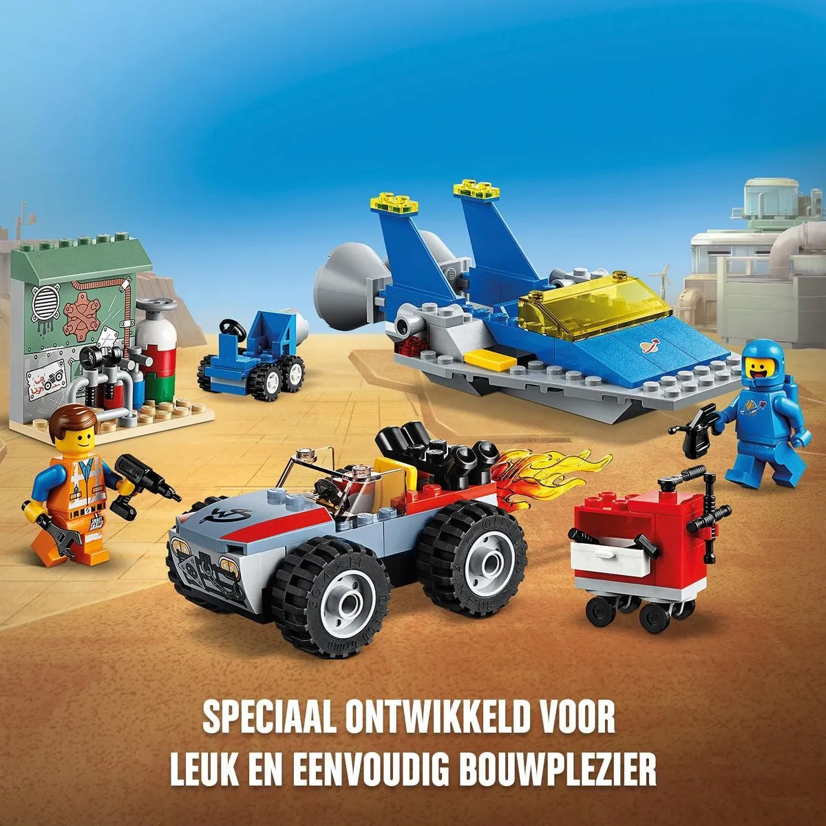 LEGO 4+ The Movie 2 Emmet & Benny Bouwset 70821 - Paars - afbeelding 6 van 6