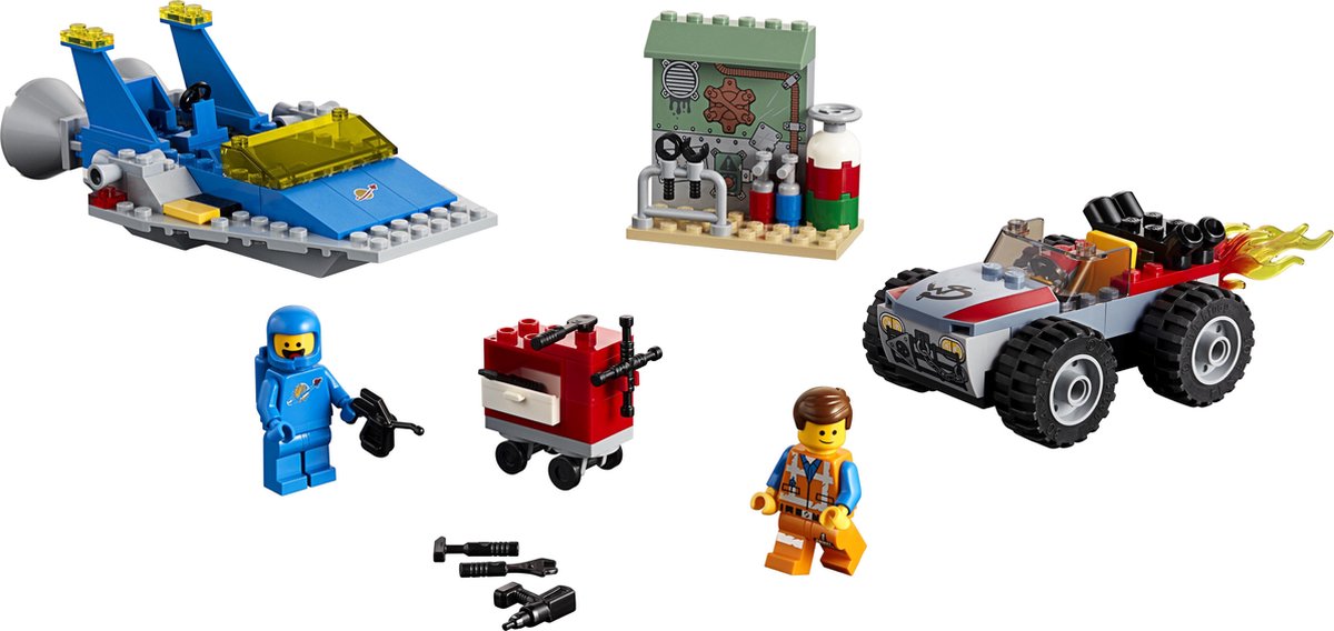 LEGO 4+ The Movie 2 Emmets en Benny's Bouw- en Reparatiewerkplaats! - 70821