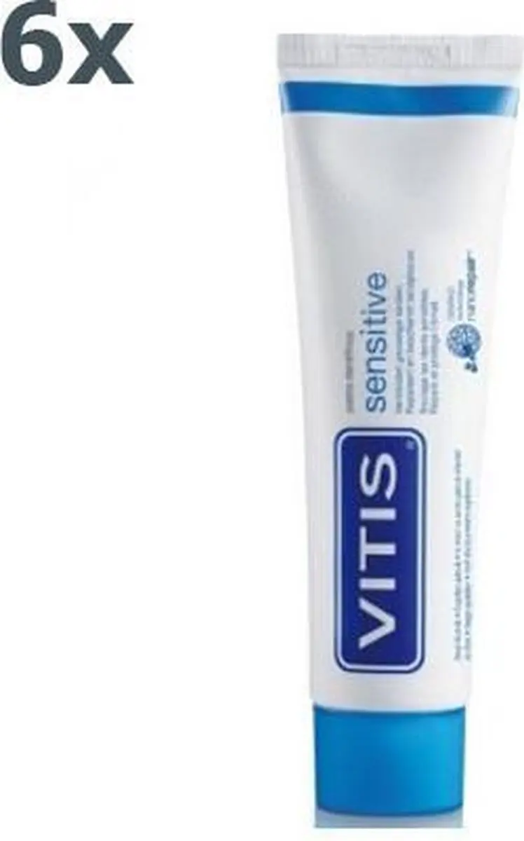 Vitis Sensitive Tandpasta 6x75ml