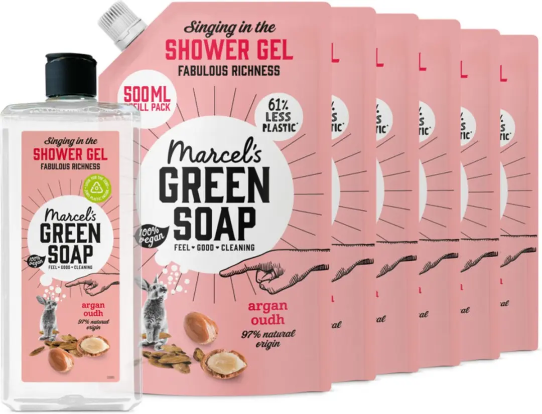 Marcel's Green Soap Douchegel Argan & Oudh