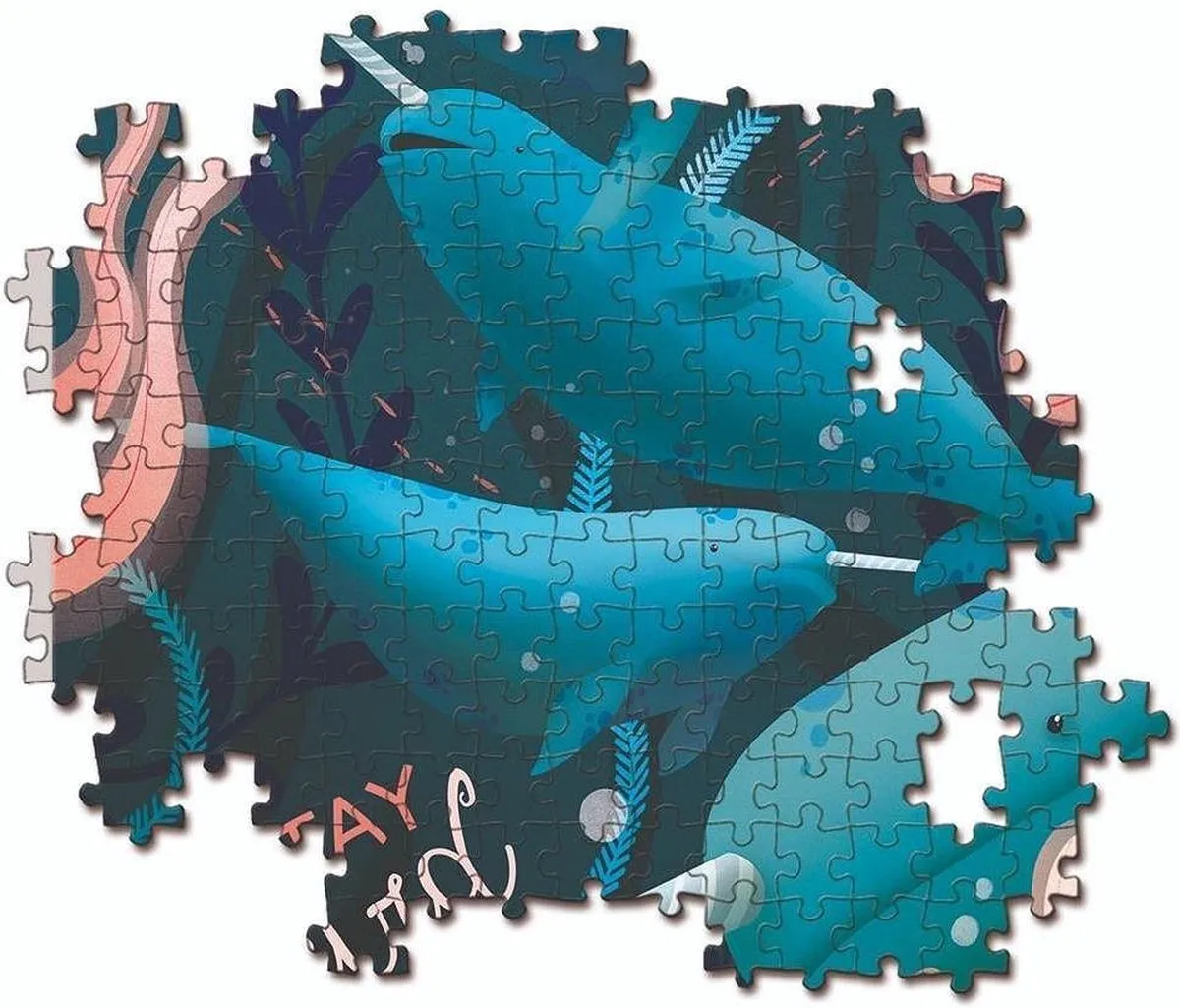 Clementoni Narwals Puzzel 500 Stukjes - Kleurenmix