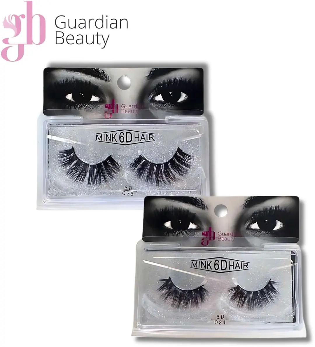 Guardian Beauty Wimpers Set 6D Volume #026/#024 - 3D Lijm - 3 Stuks