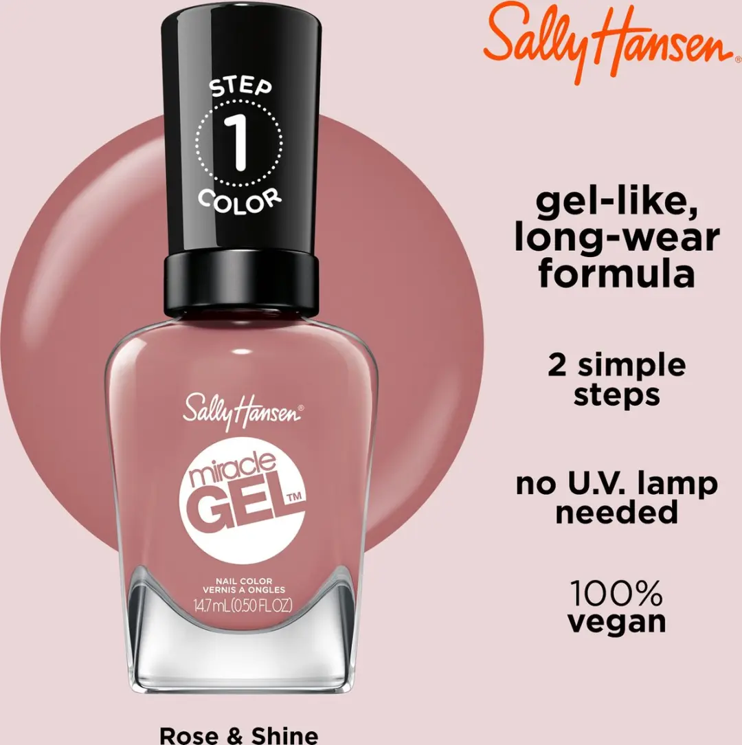 Sally Hansen Miracle Gel Nagellak 252 Rose & Shine - 1g