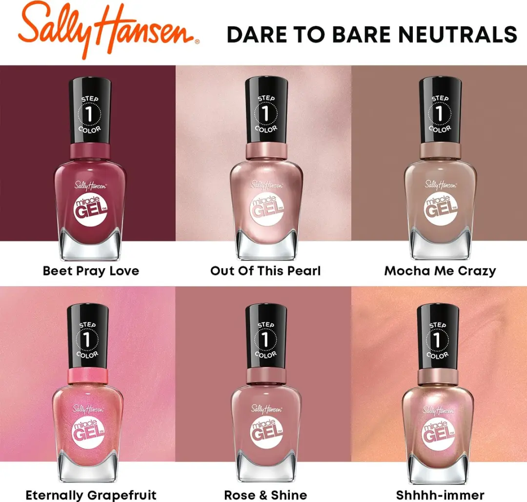 Sally Hansen Miracle Gel Nagellak 252 Rose & Shine - 1g