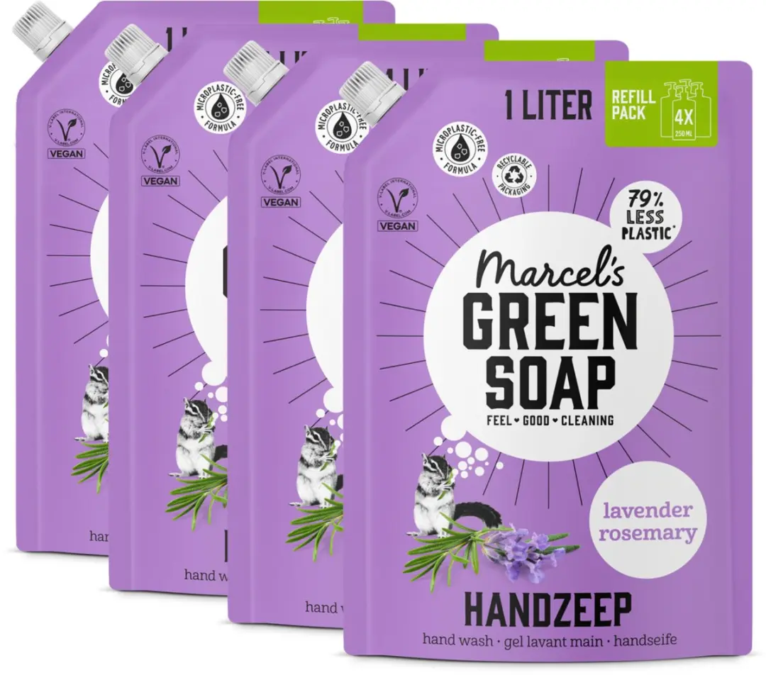 Marcel's Green Soap Handzeep Navulling Lavendel & Rozemarijn