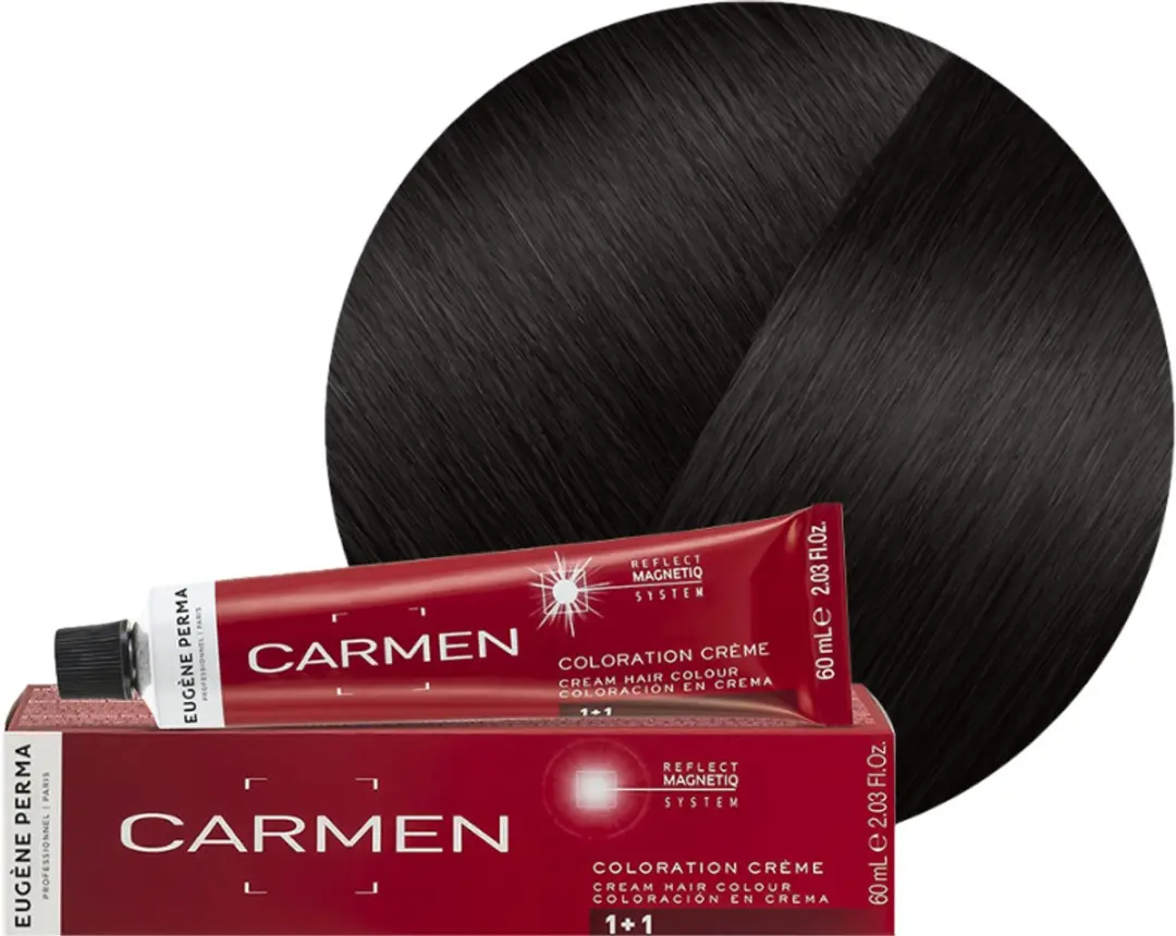 Eugene Perma Carmen Permanent Haarkleur 60ml - Full Coverage - Kleur 3.8