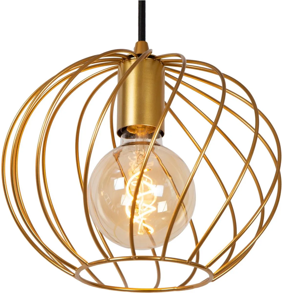 Lucide Danza Hanglamp 3xE27 - Mat Goud/Messing