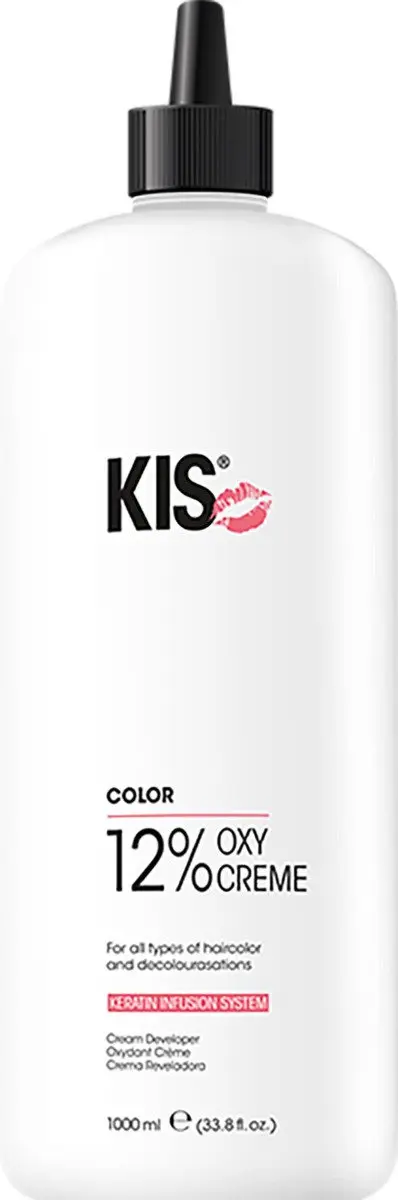 KIS Color OxyCream 1000ml - 12% - Permanent Full Coverage