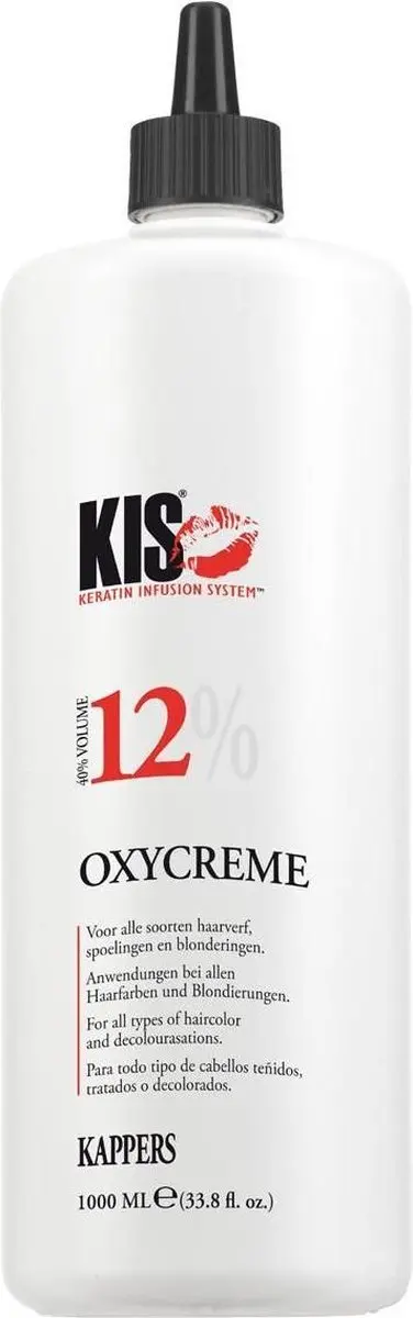 KIS Color OxyCream 1000ml - 12% - Permanent Full Coverage