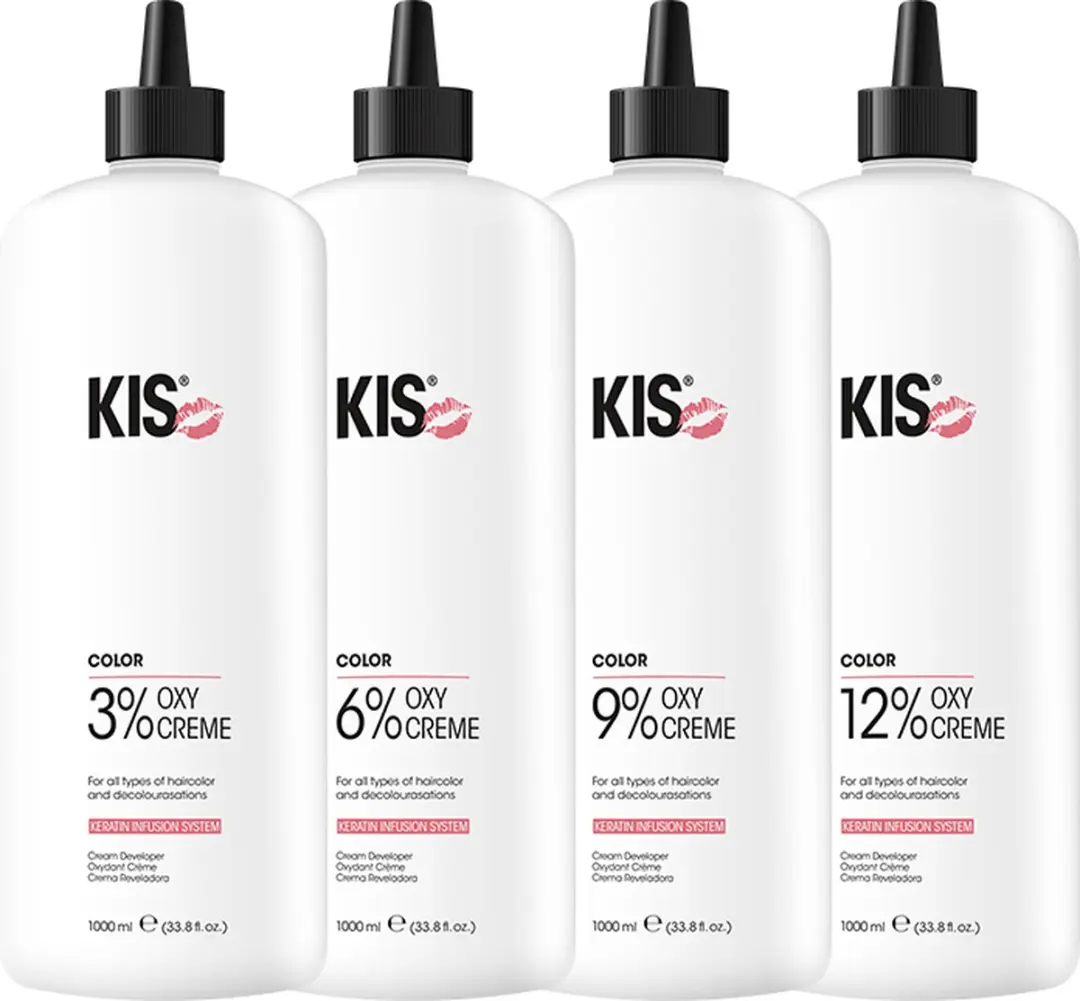 KIS Color OxyCream 1000ml - 12% - Permanent Full Coverage