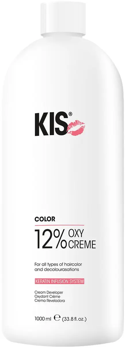 KIS Color OxyCream 1000ml - 12% - Permanent Full Coverage