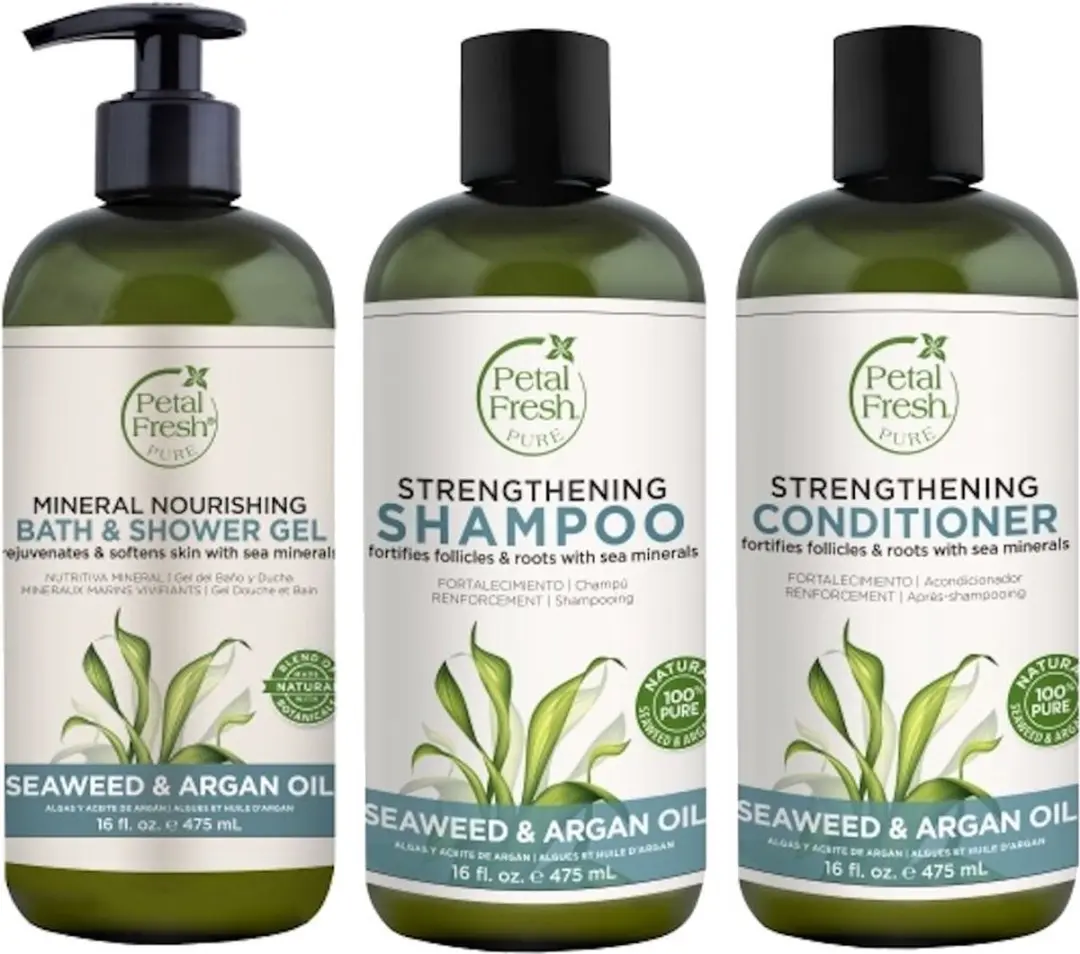 Petal Fresh Seaweed & Argan Oil 3-in-1 Douchegel/Shampoo/Conditioner