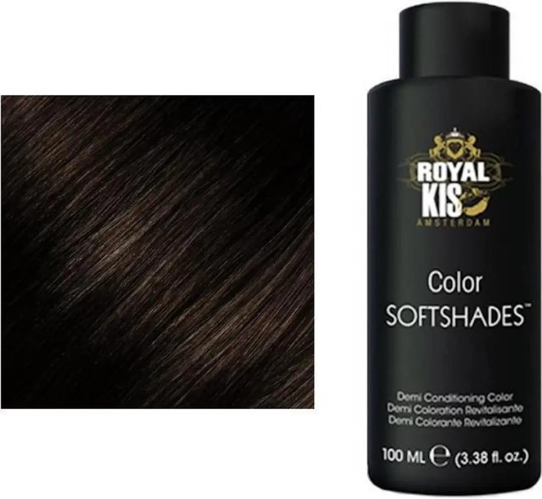 KIS Royal Softshades 150ml - Kleurspoeling 03N Donkerbruin
