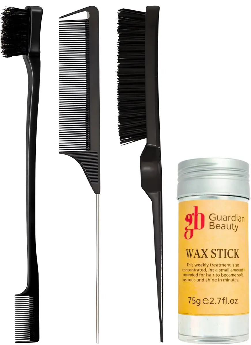 Guardian Beauty Waxstick Edge Control Borstel & Kamset