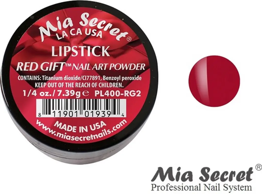 Mia Secret Acrylpoeder Lipstick Rood